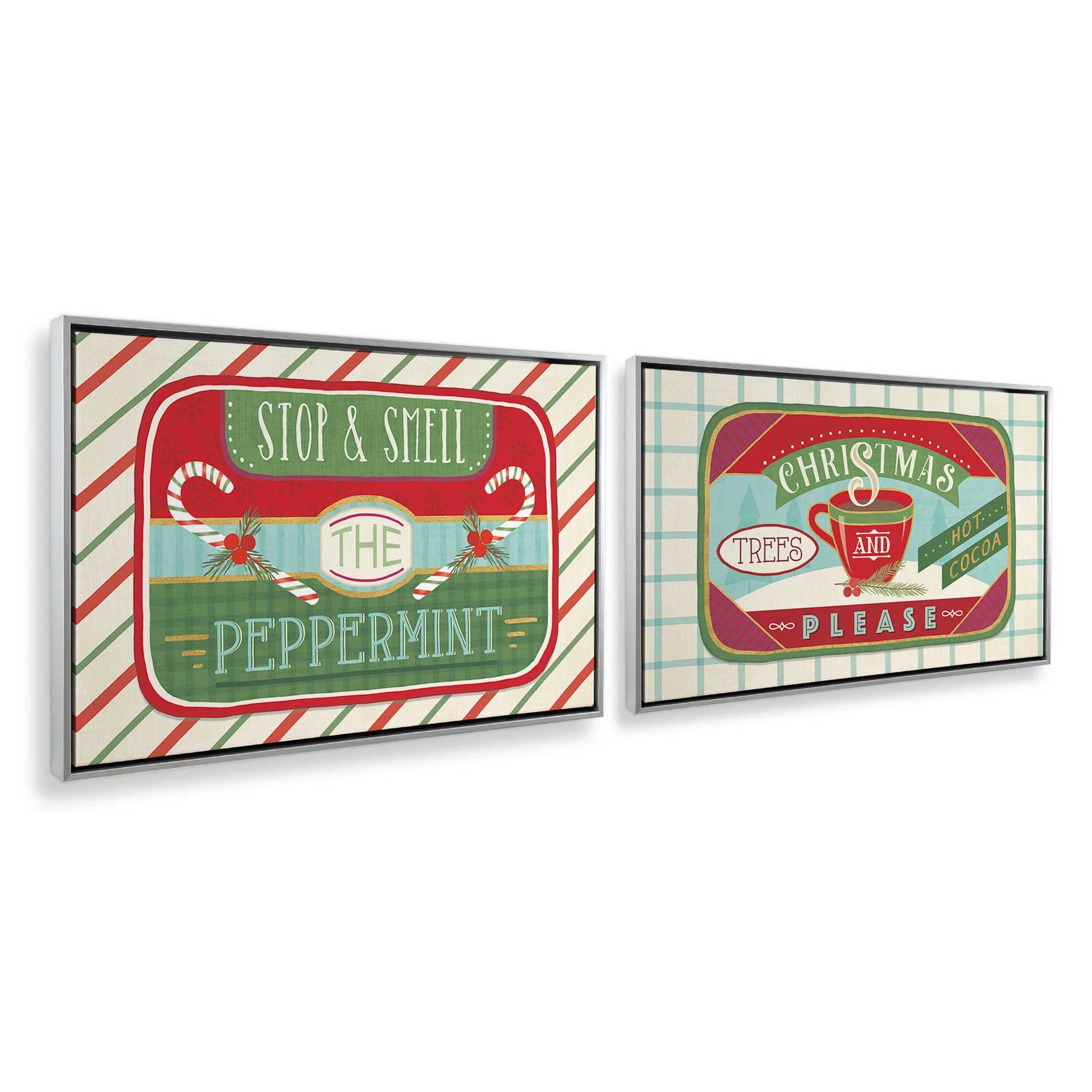 [Color:Polished Chrome], Picture of art in a Polished Chrome frame at an angle