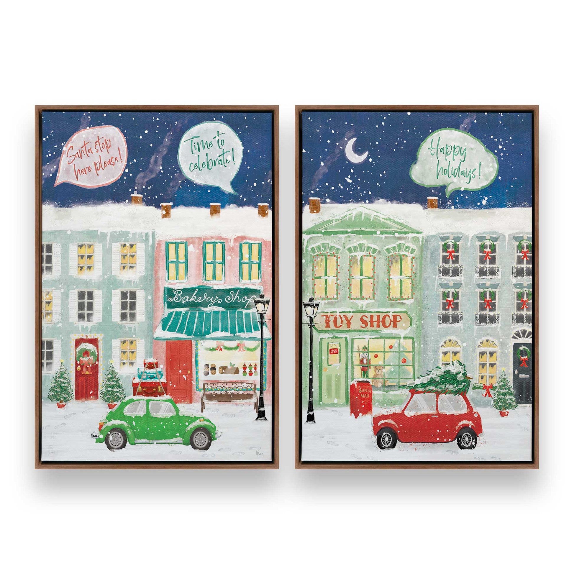 [Color:Walnut], Picture of art in a Walnut frame