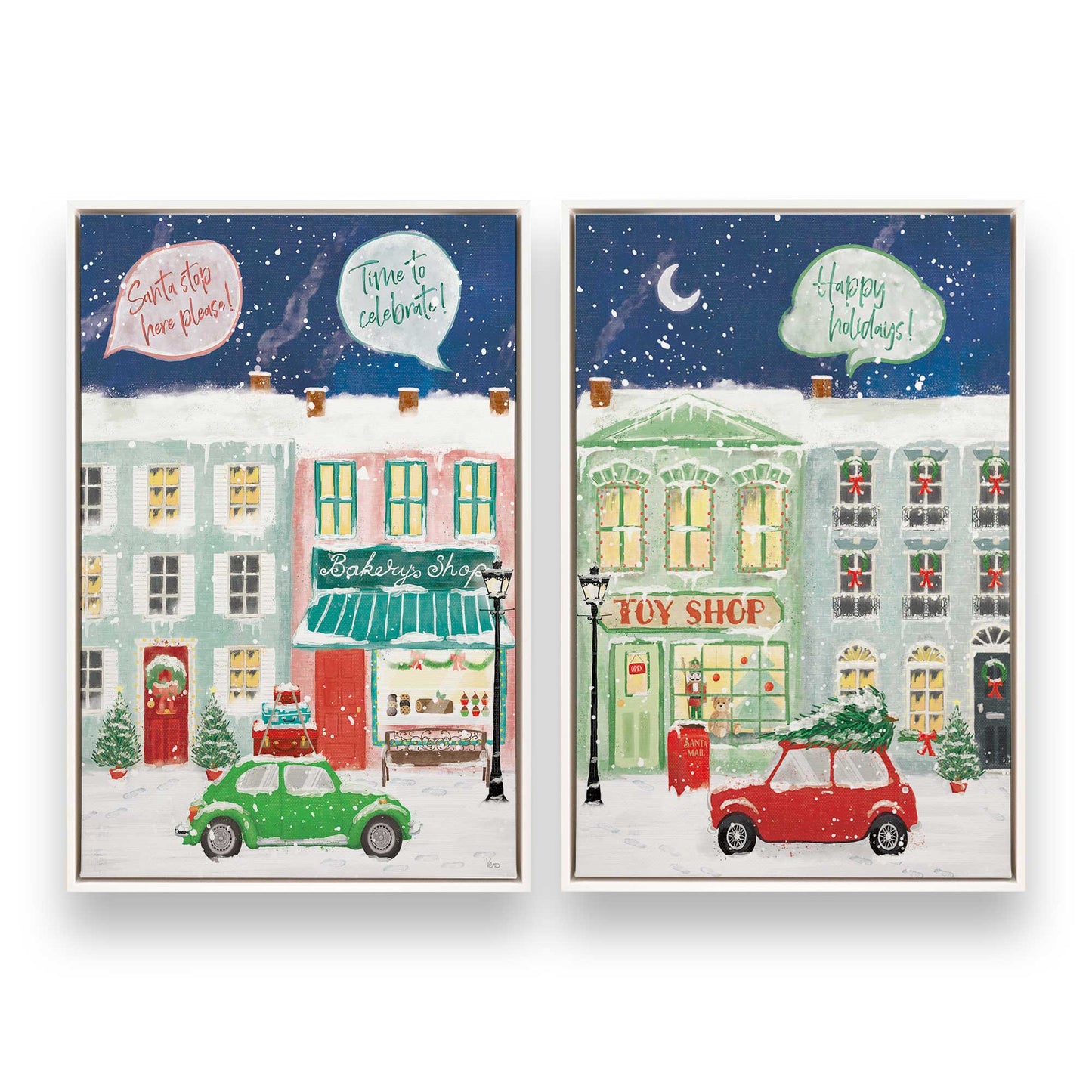 [Color:Opaque White], Picture of art in a White frame