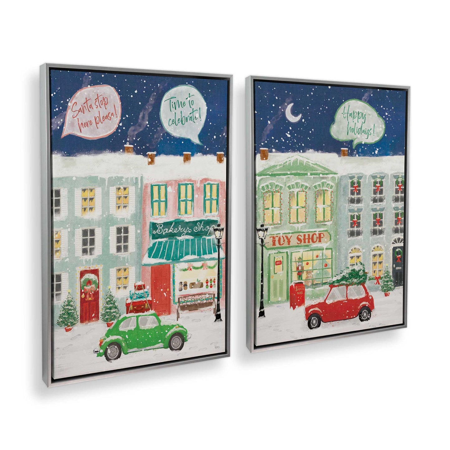 [Color:Polished Chrome], Picture of art in a Polished Chrome frame at an angle