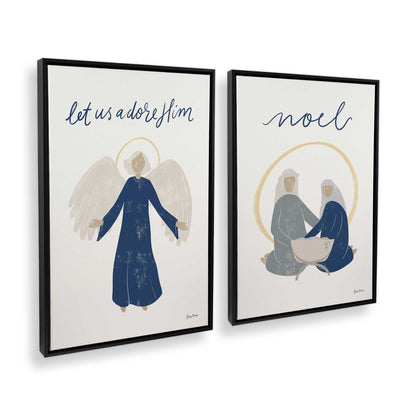 [Color:Satin Black], Picture of art in a Satin Black frame at an angle