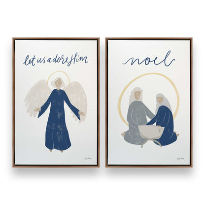 [Color:Walnut], Picture of art in a Walnut frame