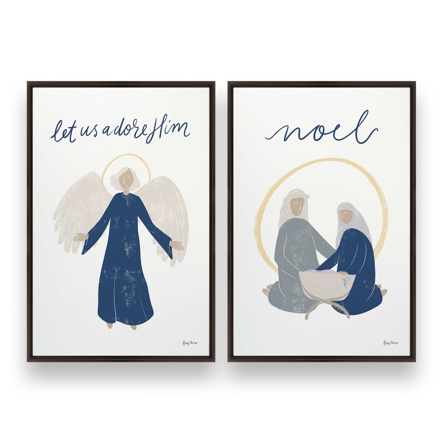 [Color:Espresso], Picture of art in a Espresso frame