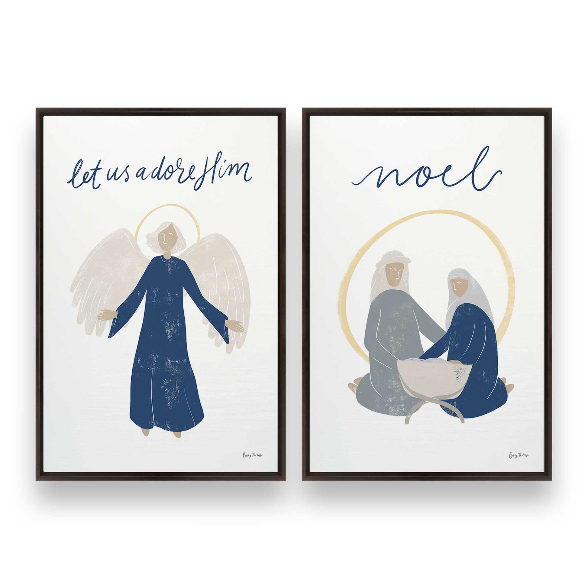 [Color:Espresso], Picture of art in a Espresso frame