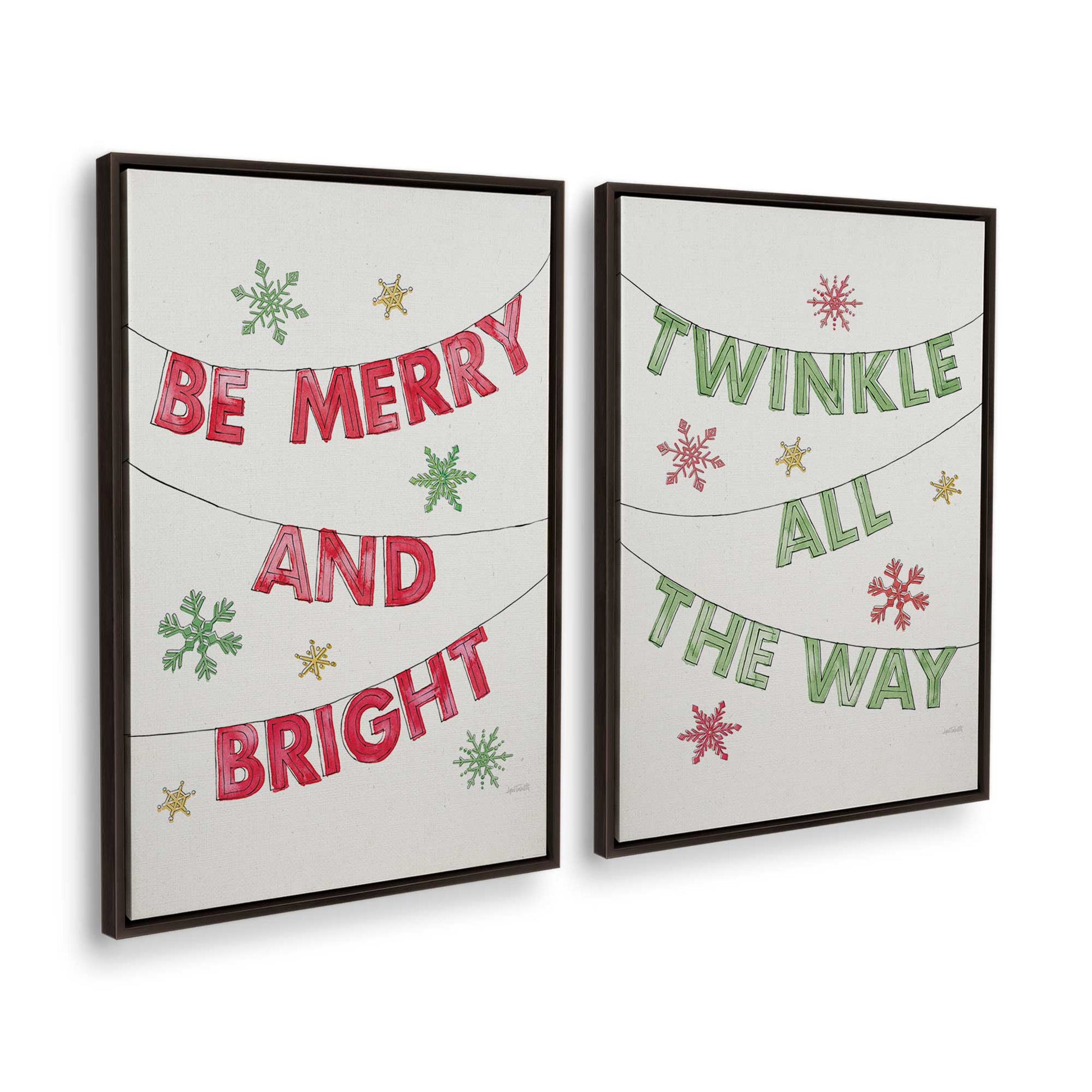 [Color:Espresso], Picture of art in a Espresso frame at an angle