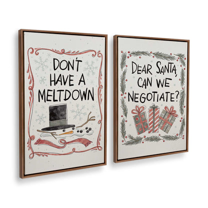 [Color:Walnut], Picture of art in a Walnut frame at an angle