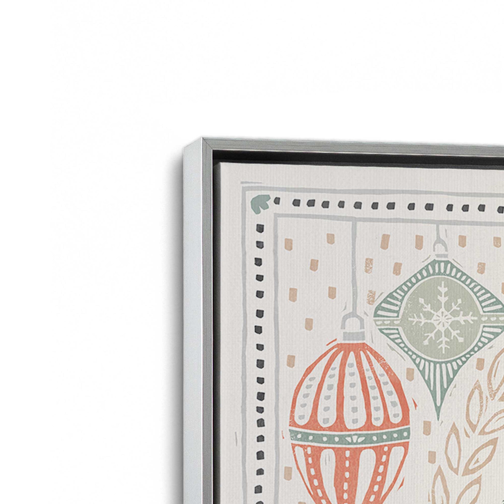 [Color:Polished Chrome], Picture of art in a Polished Chrome frame at an angle