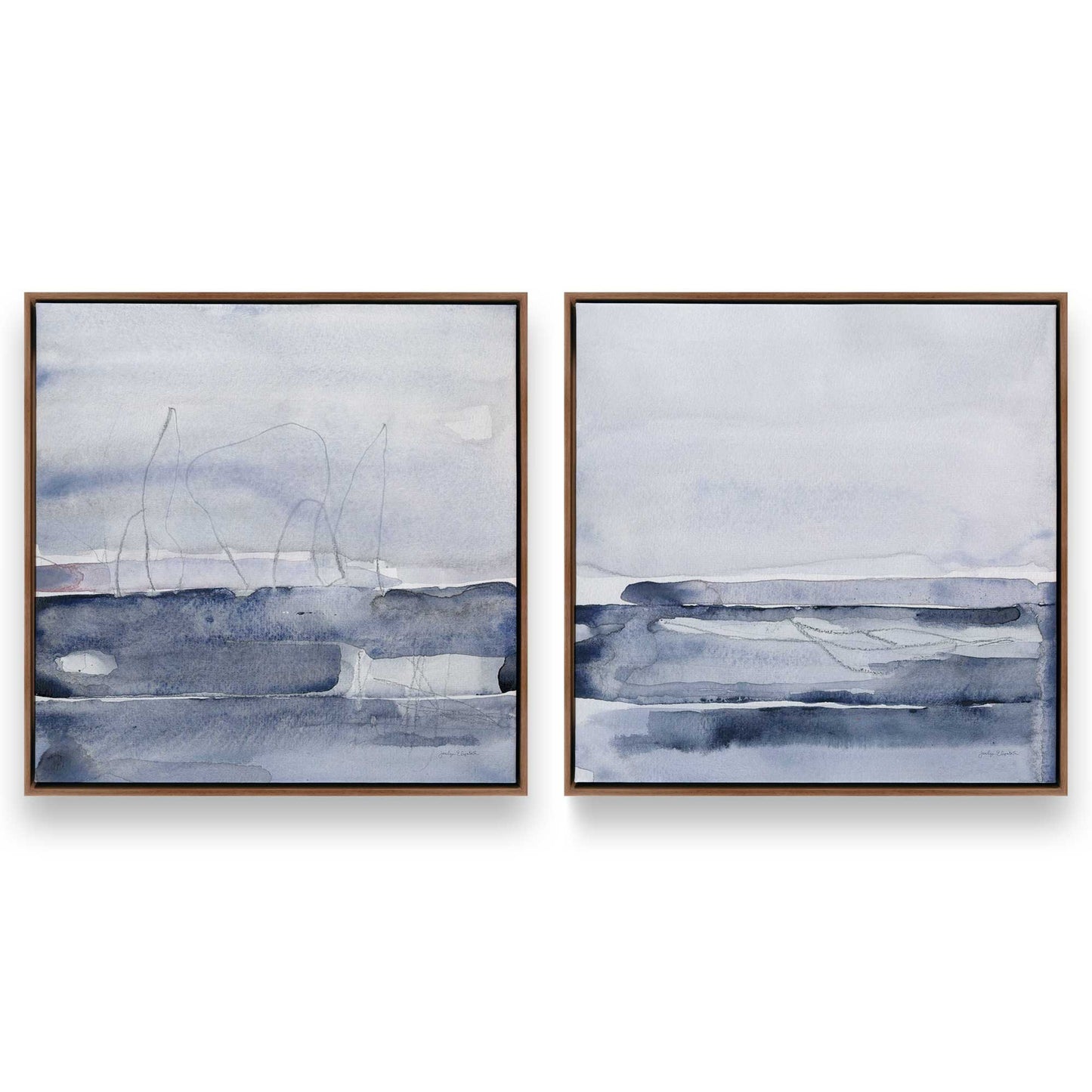 [Color:Walnut], Picture of art in a Walnut frame