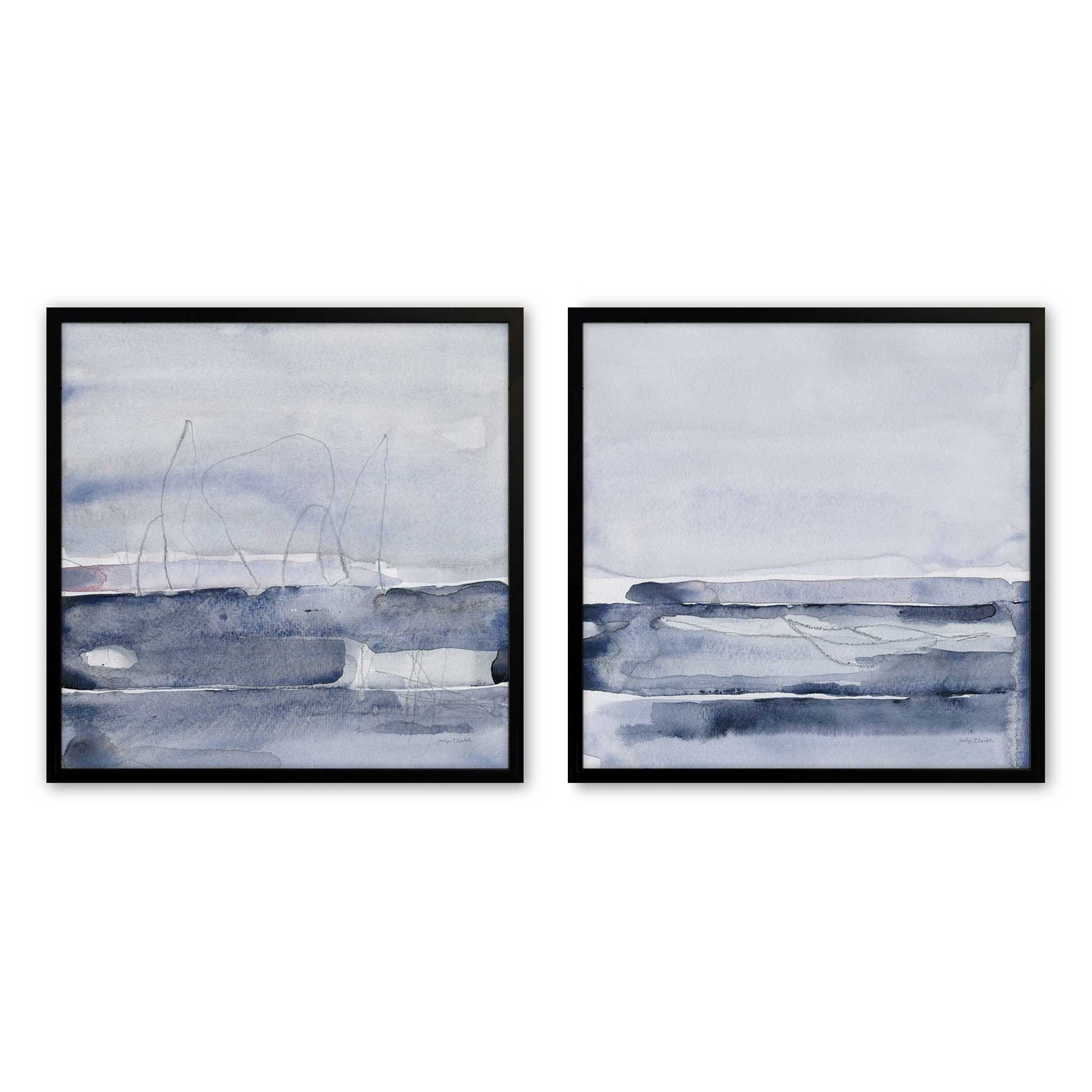 [Color:Satin Black], Picture of art in a Satin Black frame