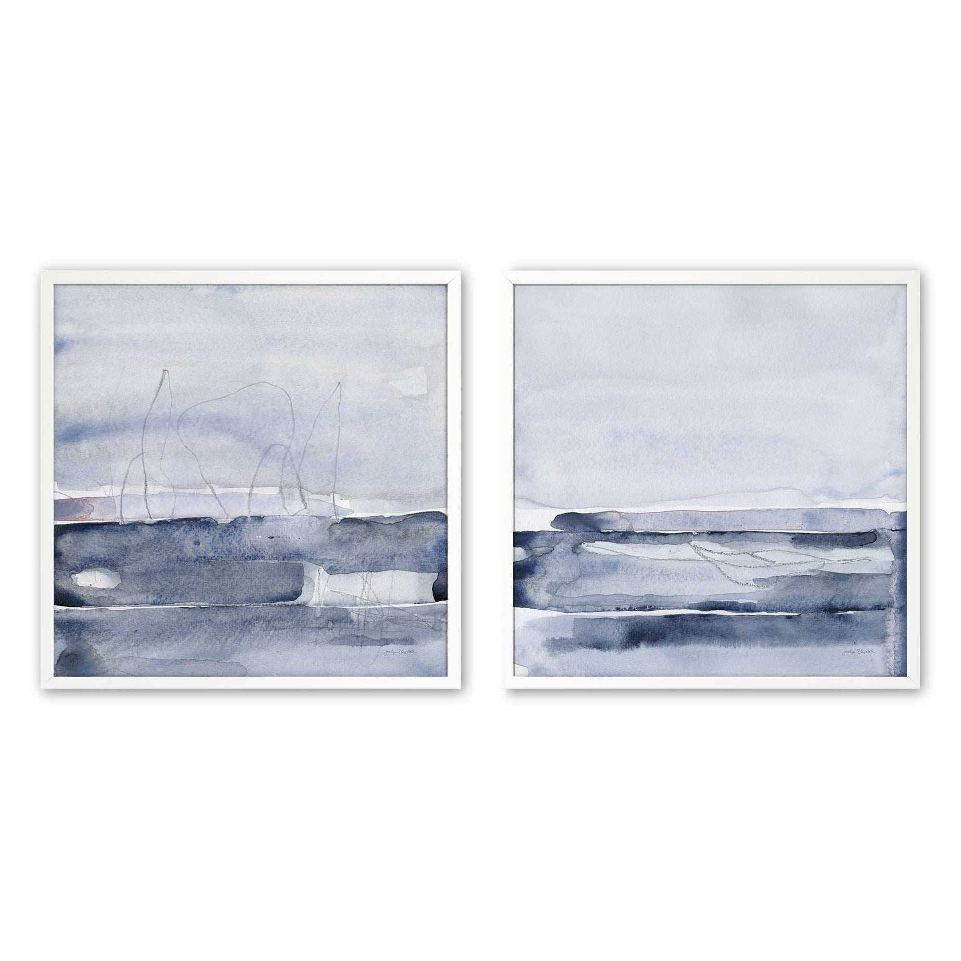 [Color:Opaque White], Picture of art in an Opaque White frame