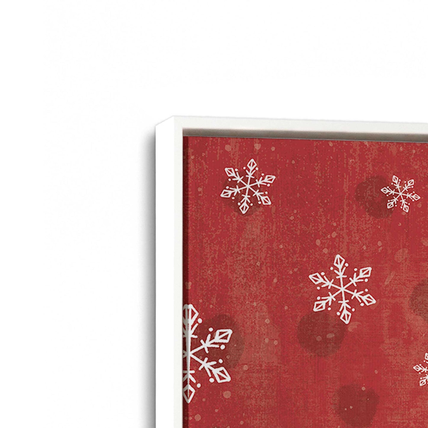 [Color:Opaque White], Picture of art in a White frame at an angle