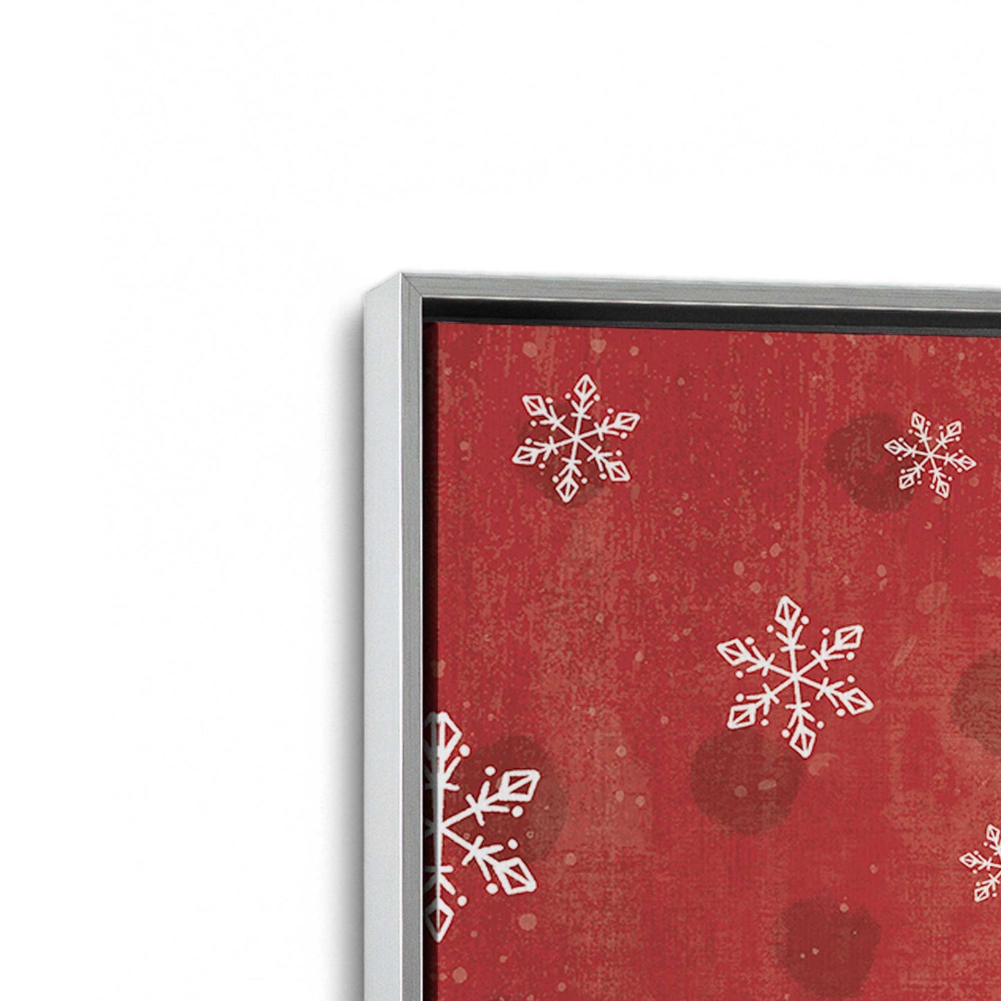 [Color:Polished Chrome], Picture of art in a Polished Chrome frame at an angle