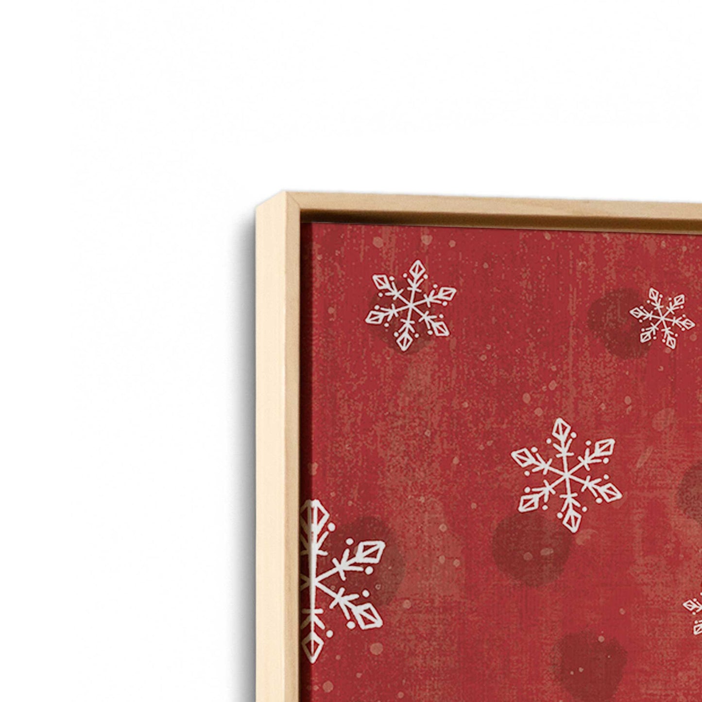 [Color:American Maple], Picture of art in an American Maple frame at an angle