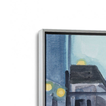 [Color:Polished Chrome], Picture of art in a Polished Chrome frame at an angle