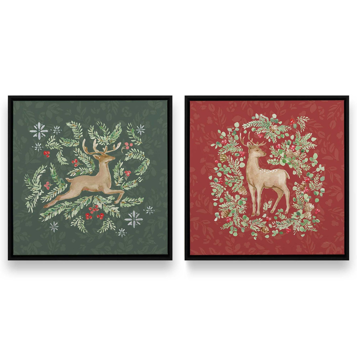 [Color:Satin Black], Picture of art in a Satin Black frame