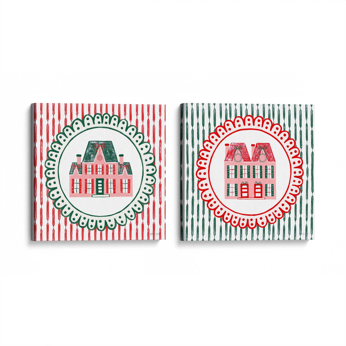 [Color:Stretched Canvas], Picture of the corner of the art