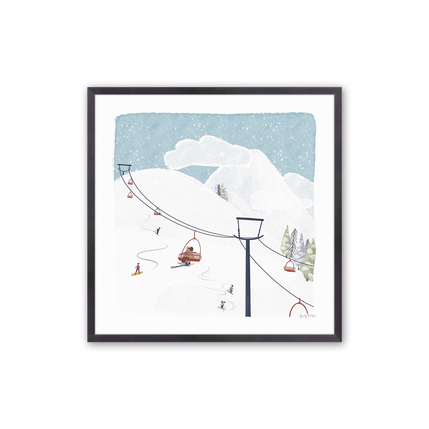 [Color:Weathered Zinc], Picture of art in a Weathered Zinc frame