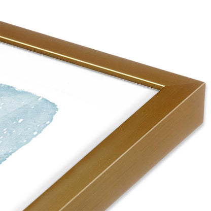 [Color:Polished Gold], Picture of art in a Polished Gold frame of the corner