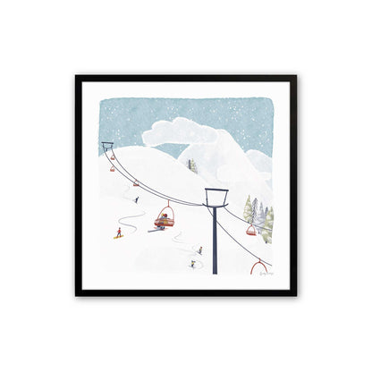 [Color:Satin Black], Picture of art in a Satin Black frame