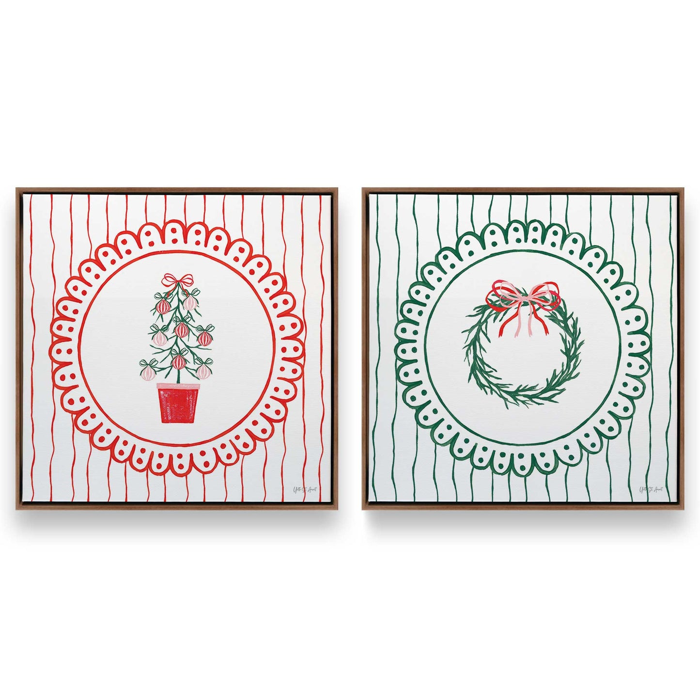 [Color:Walnut], Picture of art in a Walnut frame