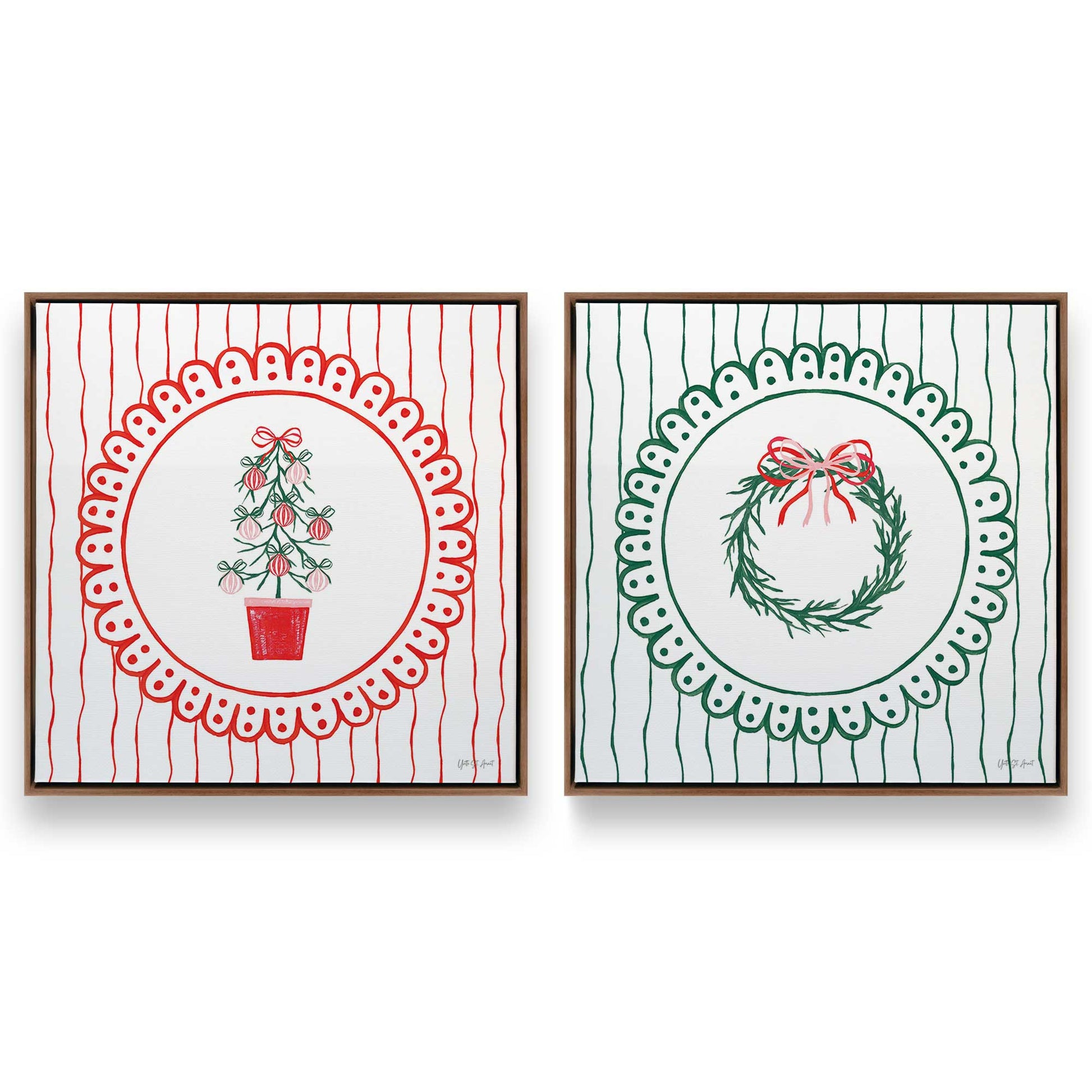 [Color:Walnut], Picture of art in a Walnut frame