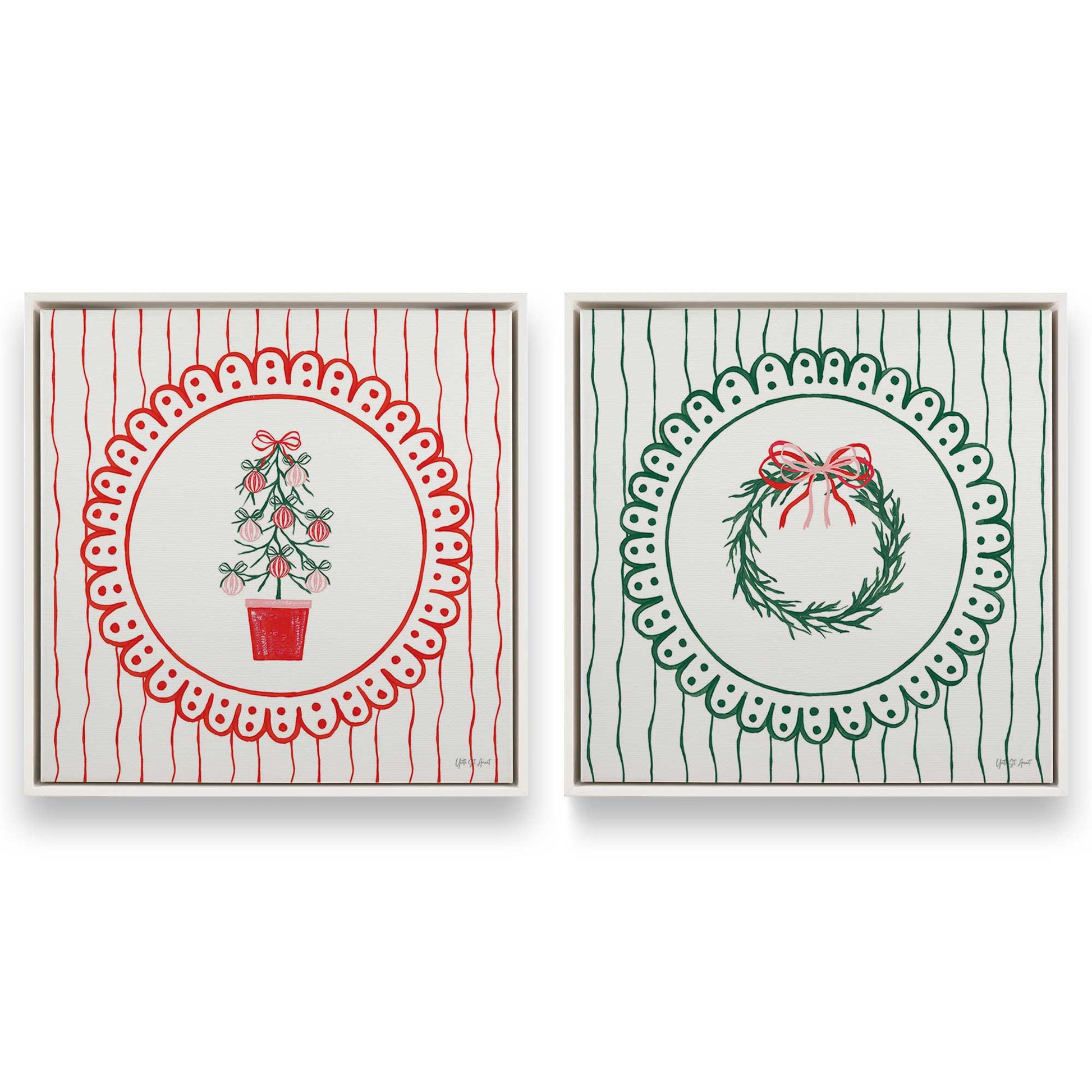 [Color:Opaque White], Picture of art in a White frame