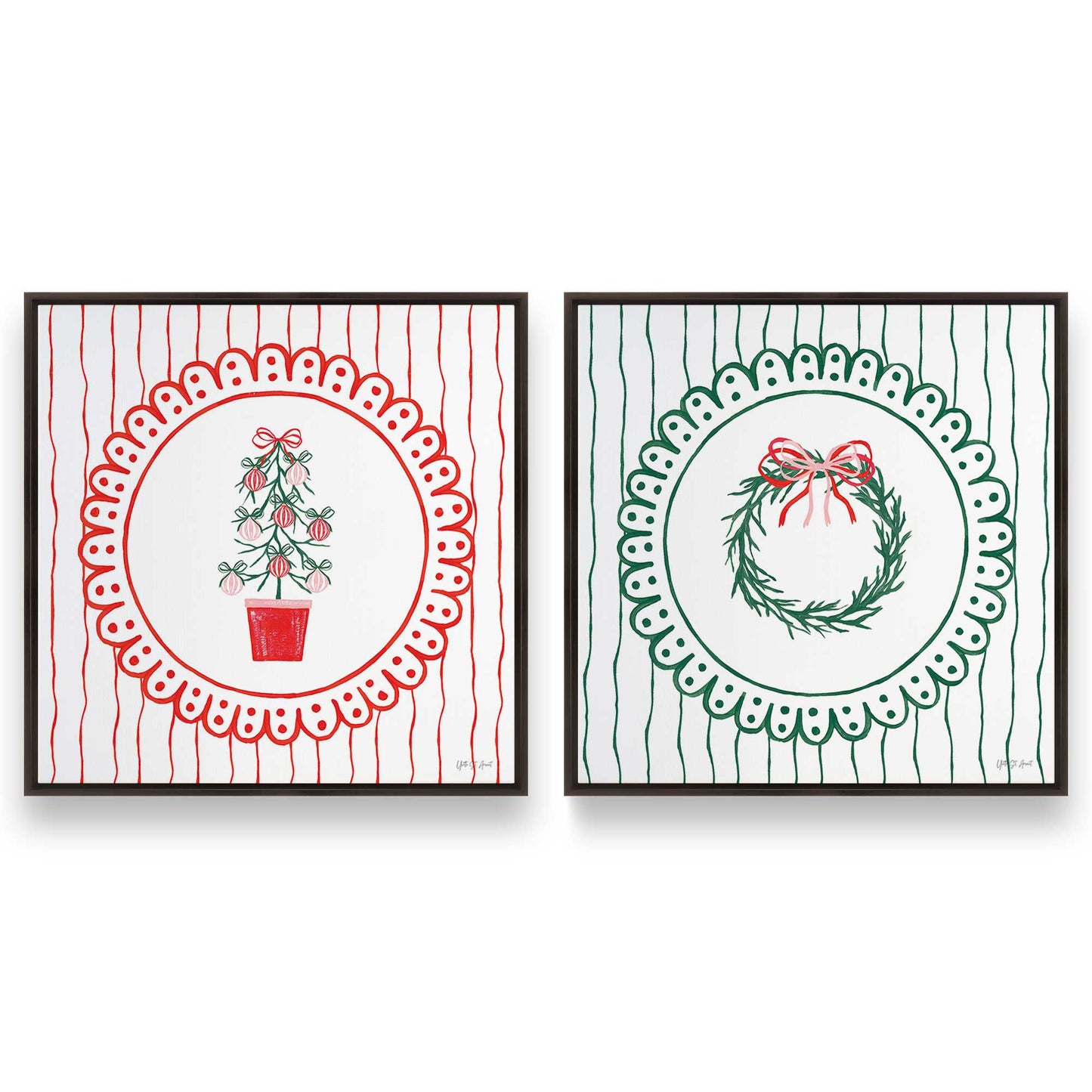 [Color:Espresso], Picture of art in an Espresso frame