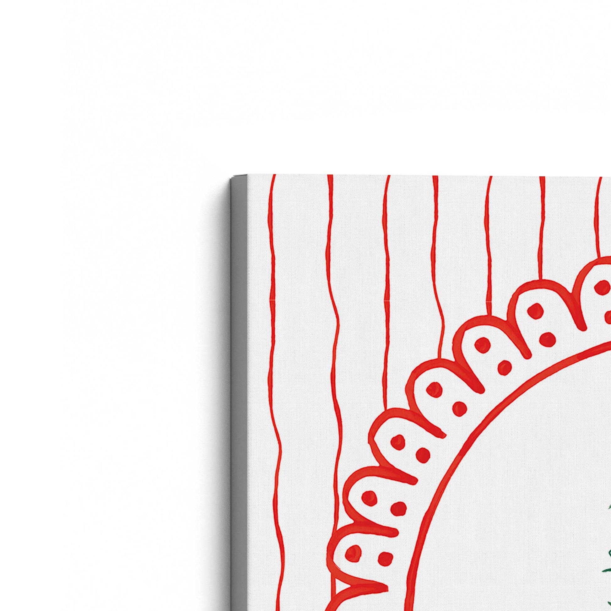 [Color:Stretched Canvas], Picture of art at an angle