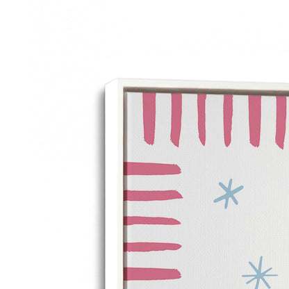 [Color:Opaque White], Picture of art in a White frame at an angle