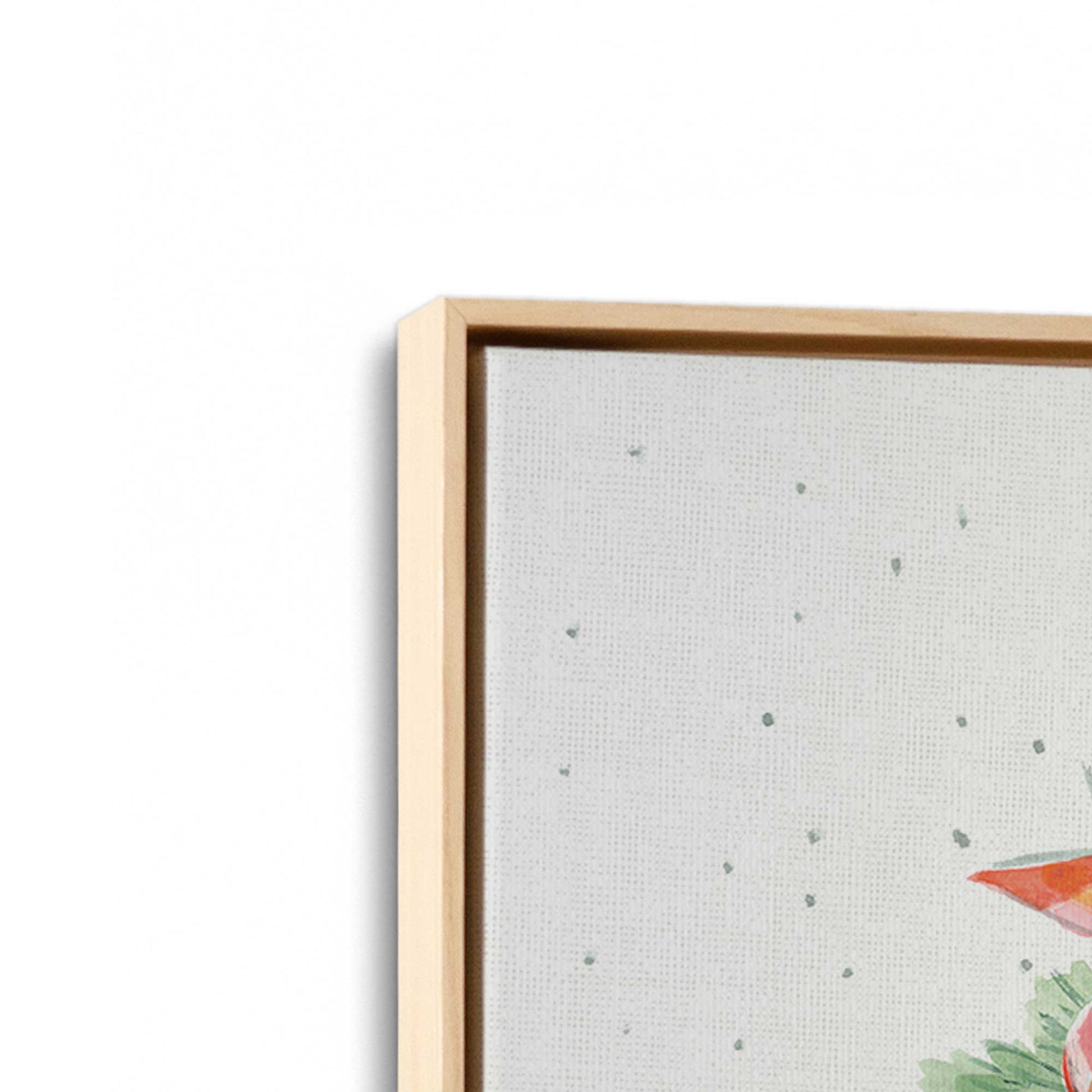 [Color:American Maple], Picture of art in an American Maple frame at an angle