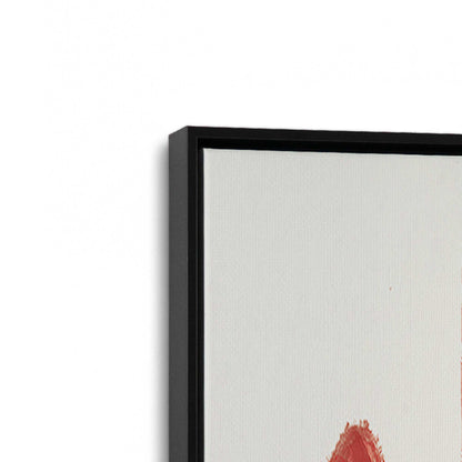 [Color:Satin Black], Picture of art in a Satin Black frame at an angle