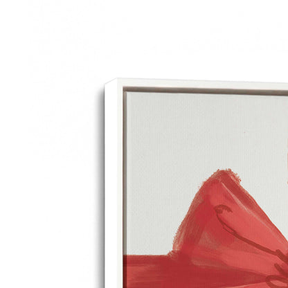 [Color:Opaque White], Picture of art in a White frame at an angle