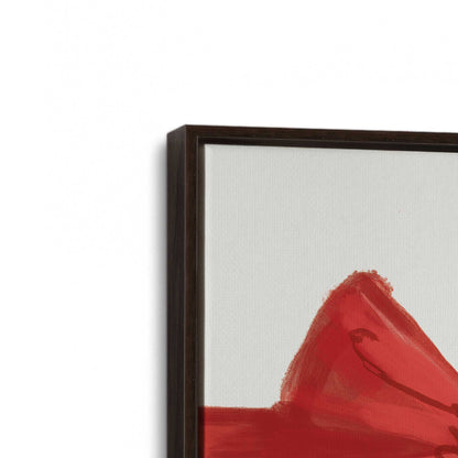 [Color:Espresso], Picture of art in an Espresso frame at an angle