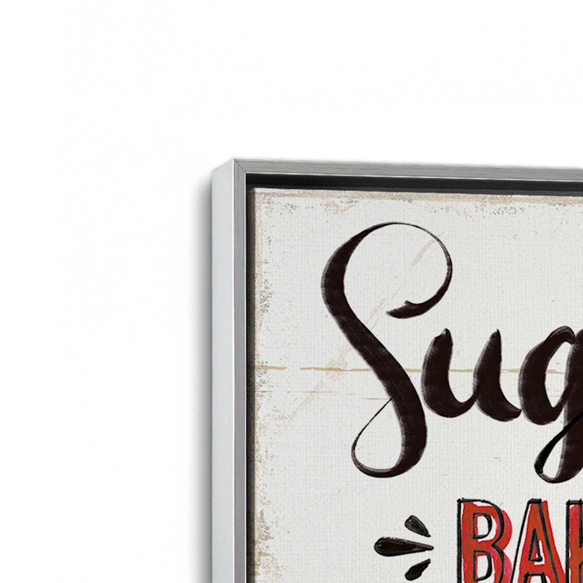 [Color:Polished Chrome], Picture of art in a Polished Chrome frame at an angle