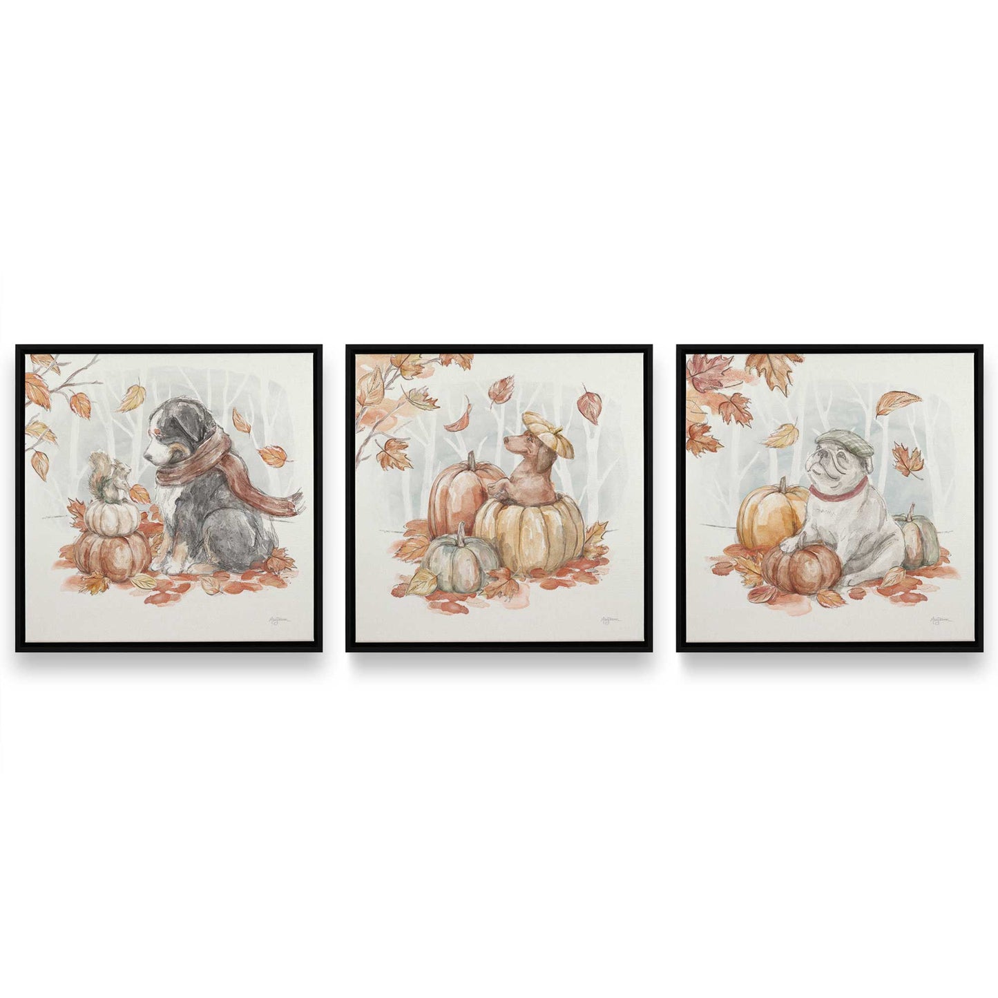 [Color:Satin Black], Picture of art in a Satin Black frame