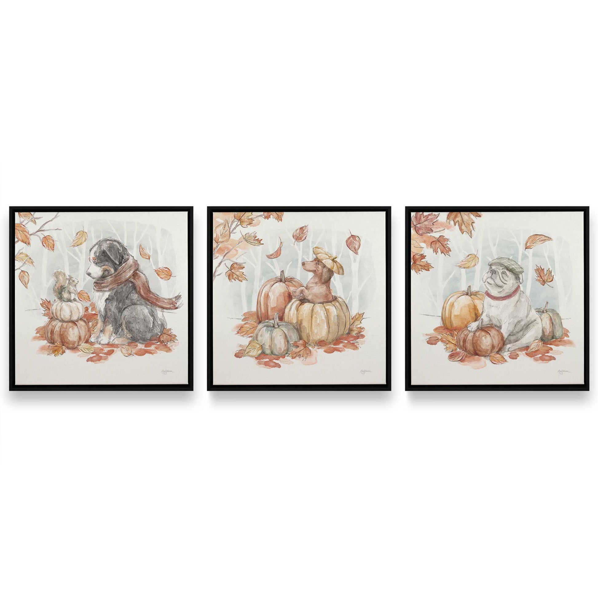 [Color:Satin Black], Picture of art in a Satin Black frame