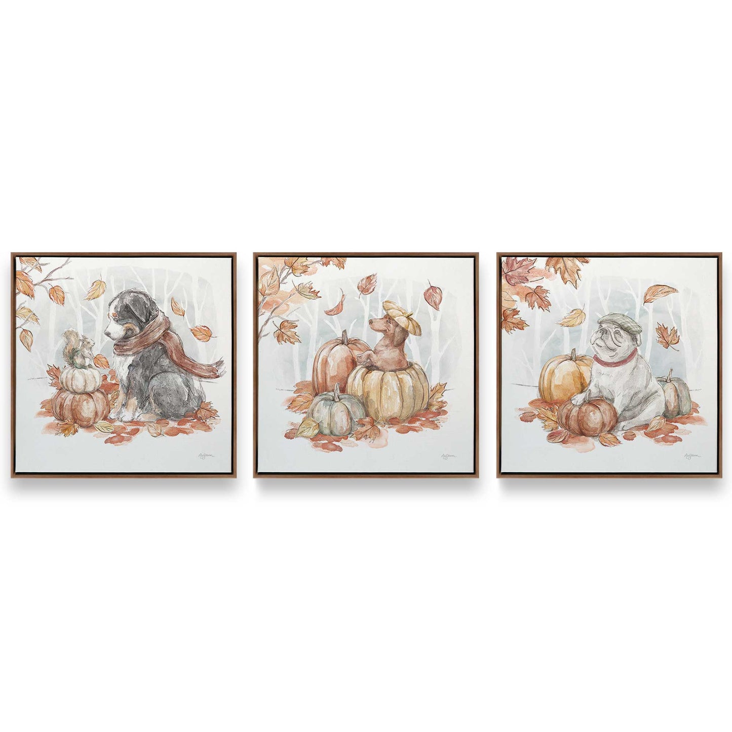 [Color:Walnut], Picture of art in a Walnut frame