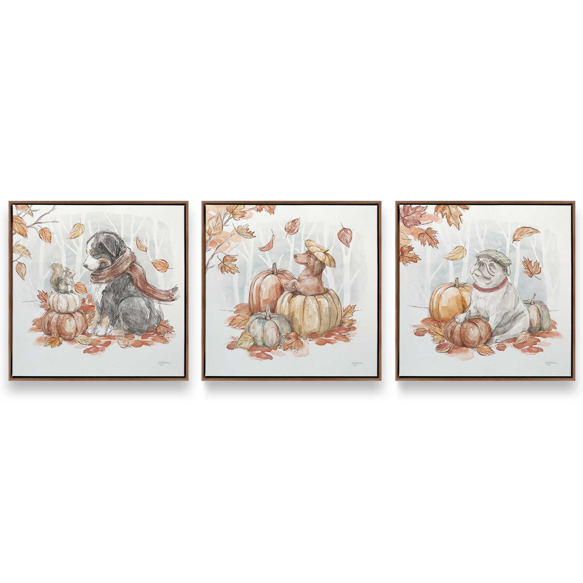 [Color:Walnut], Picture of art in a Walnut frame