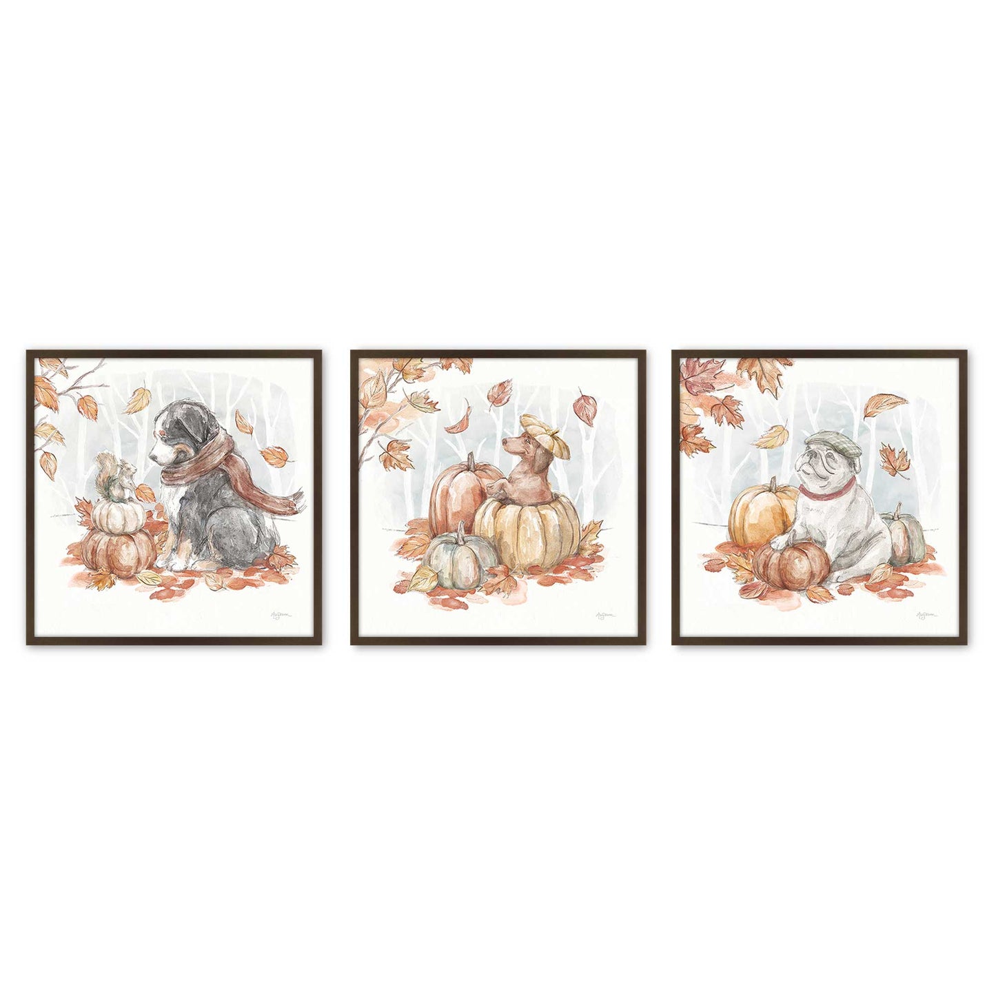 [Color:Belvinder Brown], Picture of art in a Belvinder Brown frame