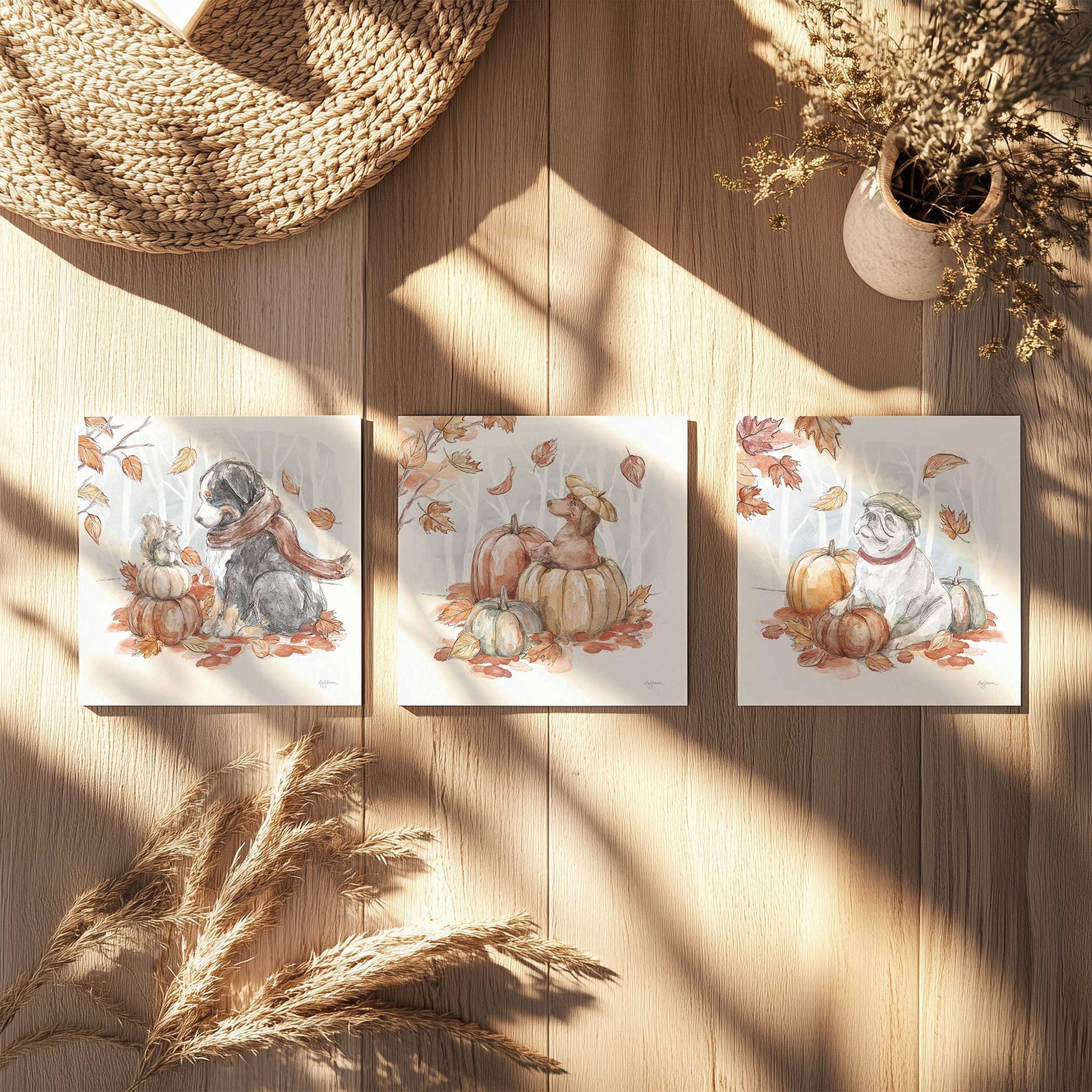 [color:Rolled Print], Picture of art in a room