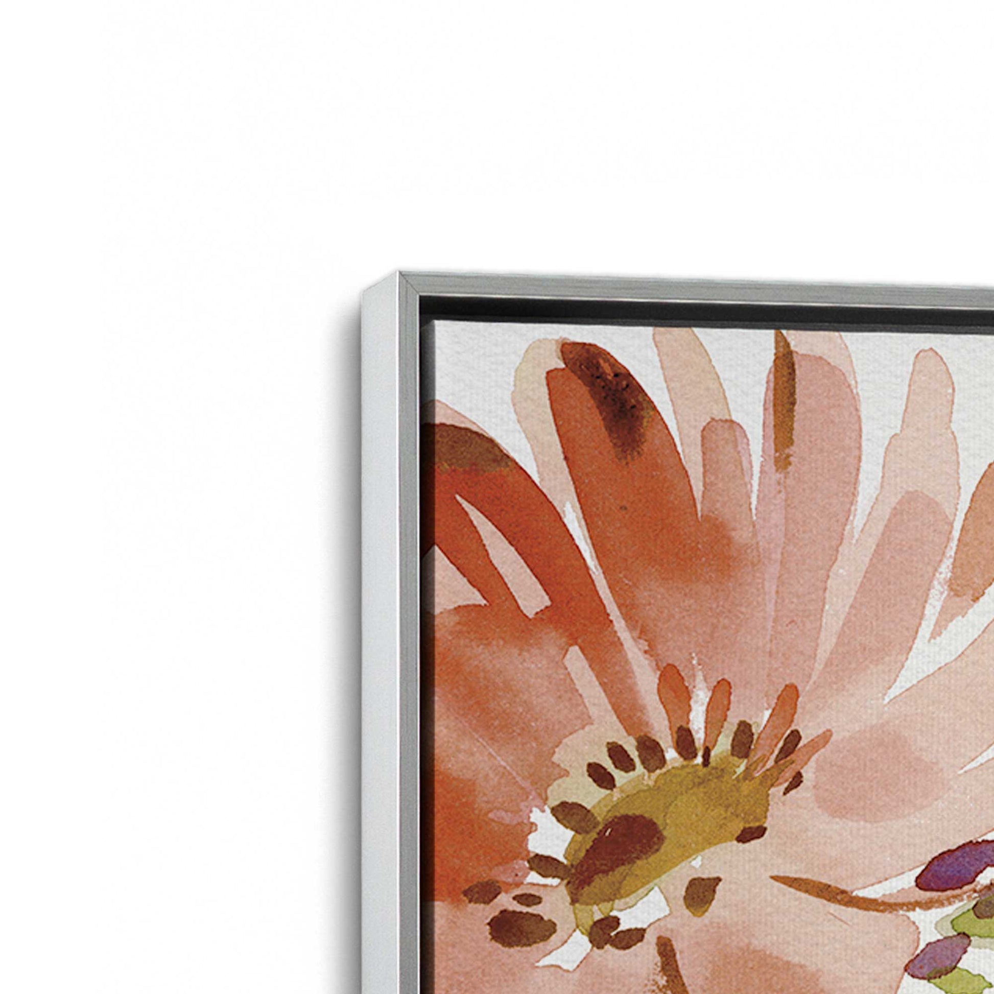 [Color:Polished Chrome], Picture of art in a Polished Chrome frame at an angle