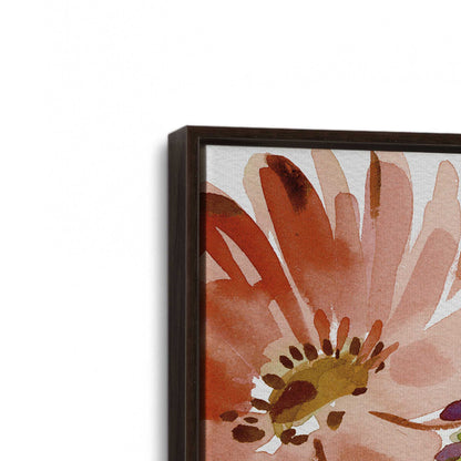 [Color:Espresso], Picture of art in a Espresso frame at an angle