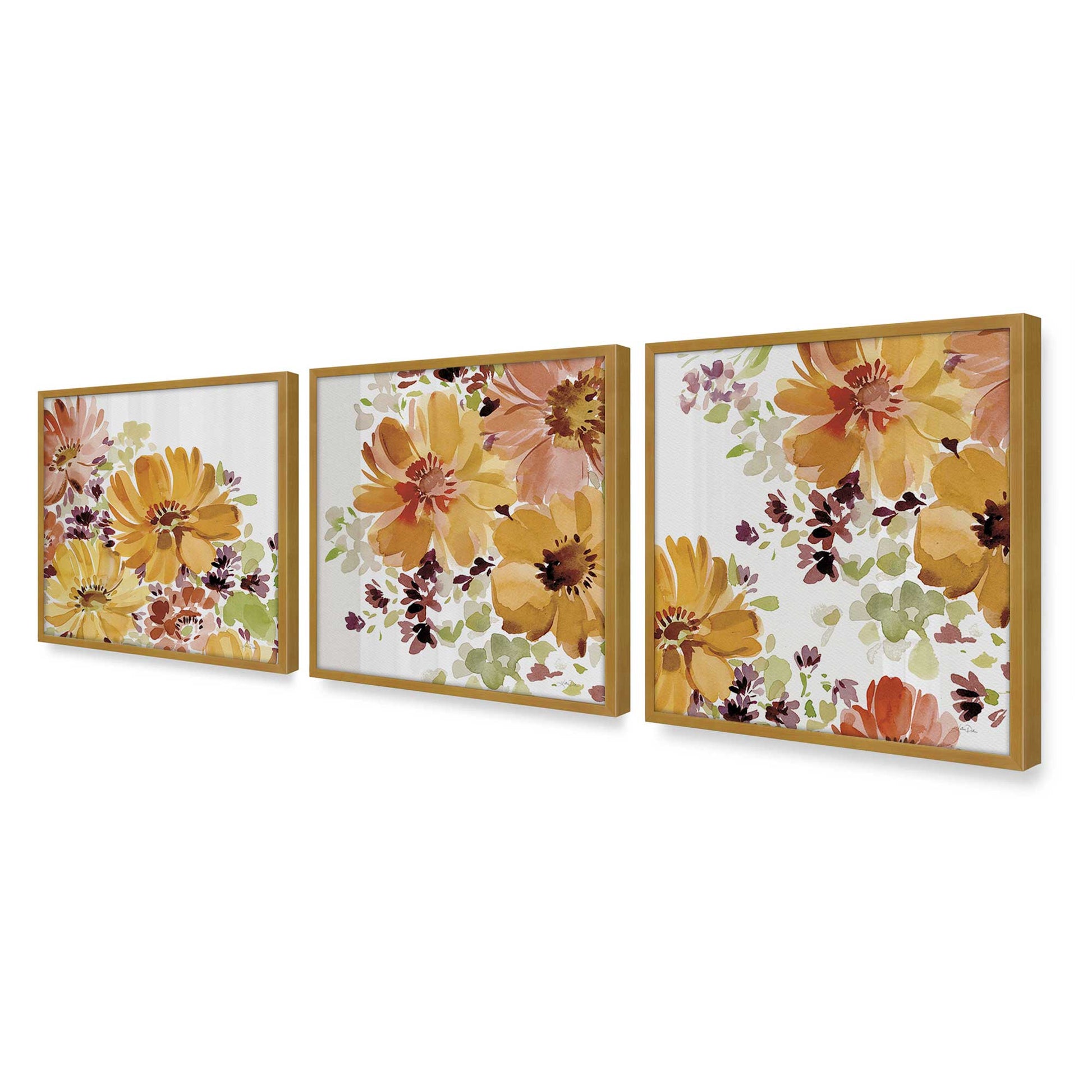 [Color:Polished Gold], Picture of art in a Polished Gold frame of the corner