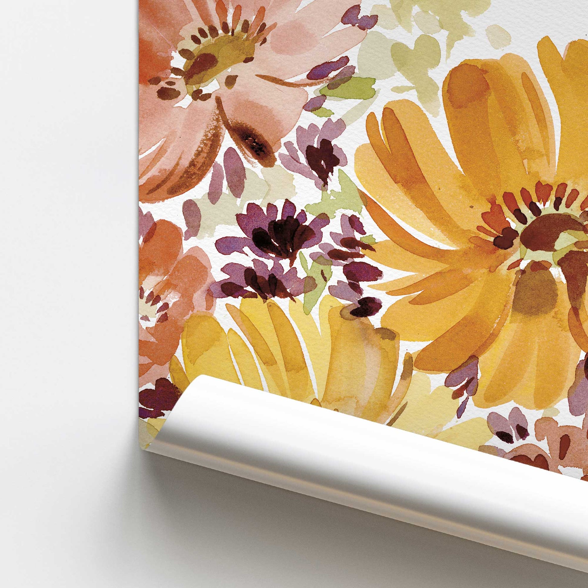 [color:Rolled Print], Picture of close up of art