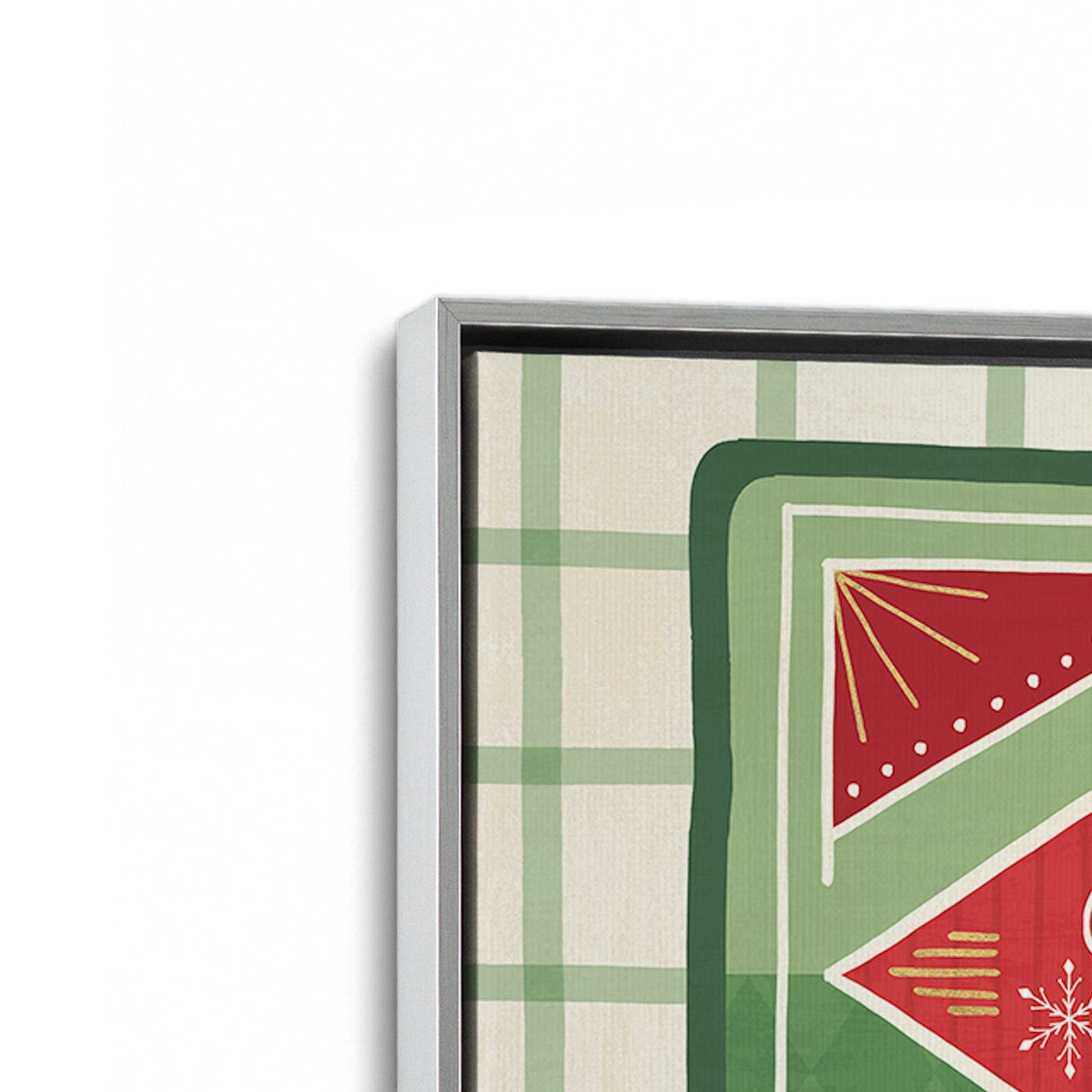 [Color:Polished Chrome], Picture of art in a Polished Chrome frame at an angle