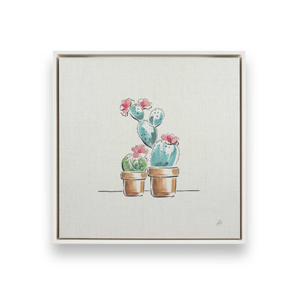 [Color:Opaque White], Picture of art in a White frame