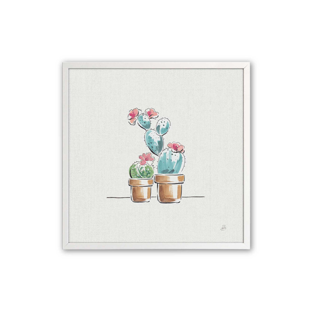 [Color:Opaque White], Picture of art in a Opaque White frame