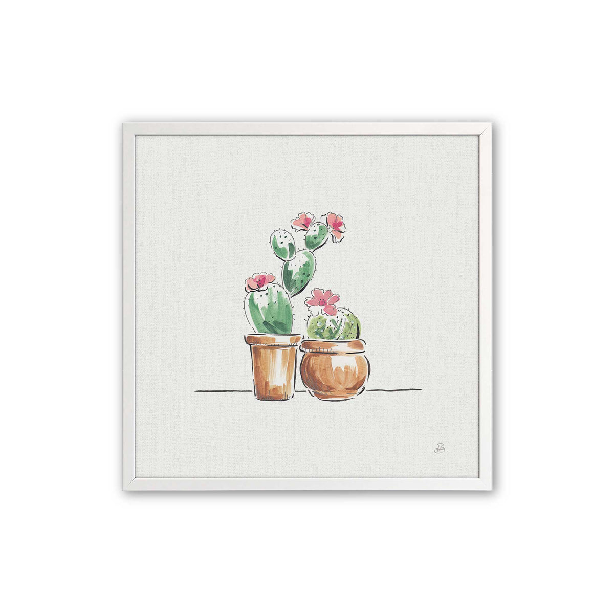 [Color:Opaque White], Picture of art in an Opaque White frame