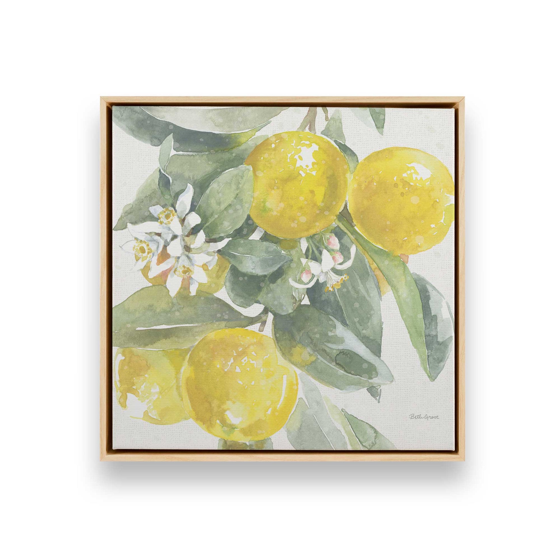 [Color:American Maple], Picture of art in a American Maple frame