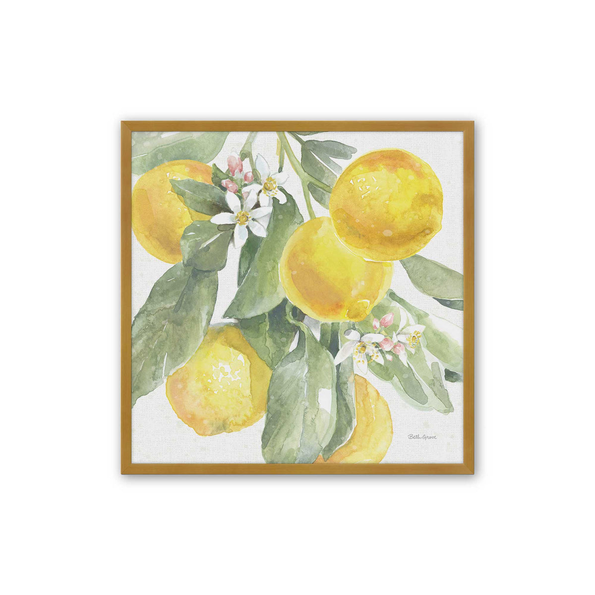 [Color:Polished Gold], Picture of art in a Polished Gold frame